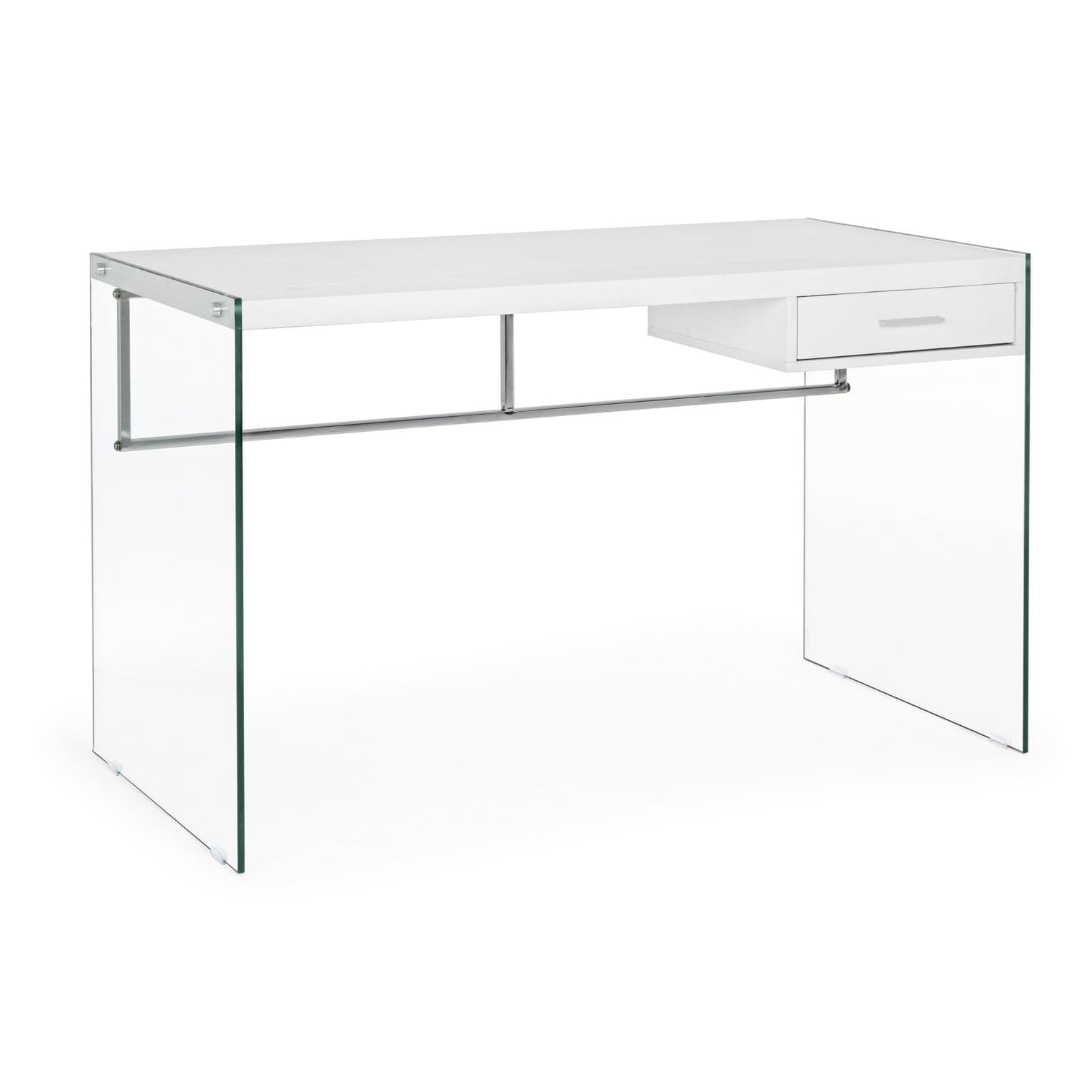 Scrivania con gambe in vetro SUAME Scrivania con gambe in vetro SUAME