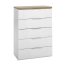 Cassettiera MUNDO 5 cassetti bianca