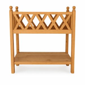 fioriera rettangolare legno