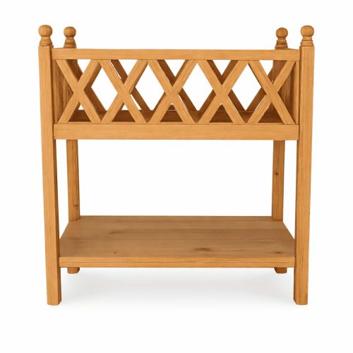 fioriera rettangolare legno