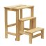 Scaletta legno naturale 3 gradini