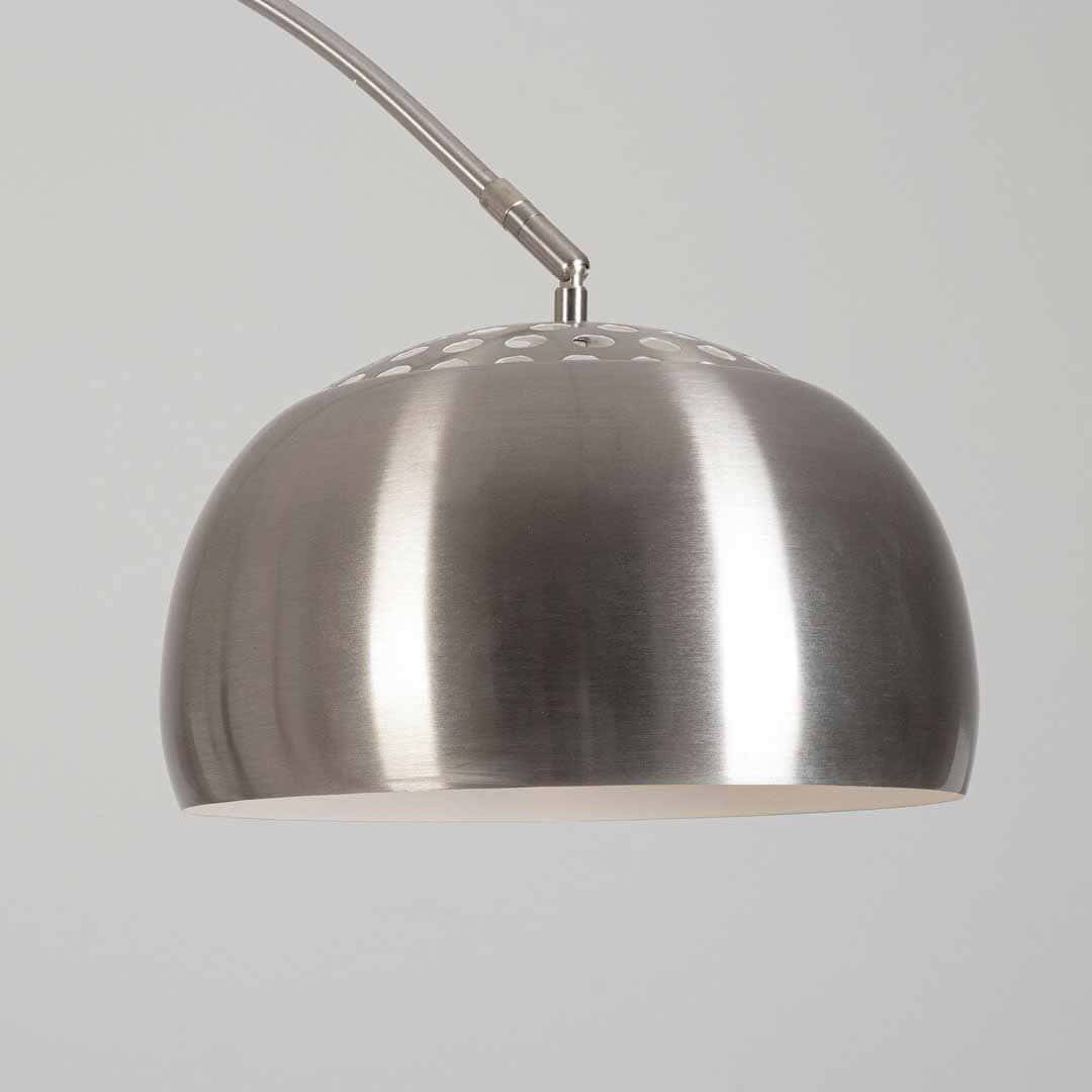 Piantana arco Class argento con base in marmo Piantana arco Class argento con base in marmo